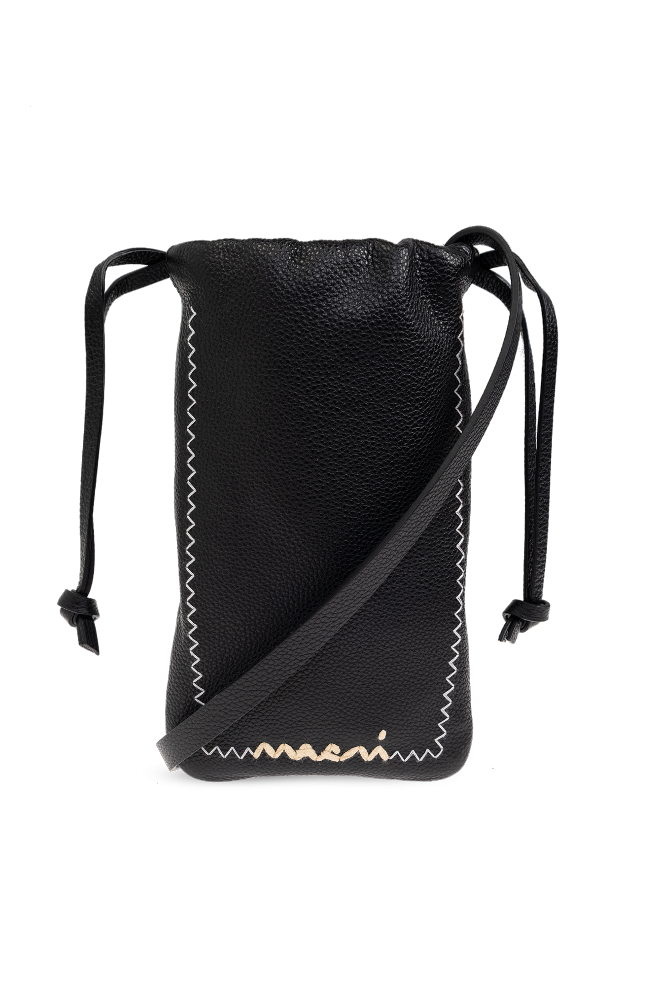 バッグ marni 00s archive Leather Ring Bag Deep blue leather Trunkaroo crossbody bag | Marni